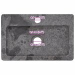 vidaXL Lavabo mural gris 38x24x6 5 cm marbre
