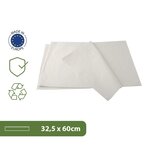 Pack and Move - Lot 100 feuilles papier de soie - 32 5 x 60 cm - Blanc - Emballage cadeau  décoration  anniversaire  mariage