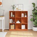 vidaXL Cabinet de Livre / Diviseur de Pièce Marron cire