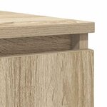 vidaXL Buffet et tiroirs chêne sonoma 100 5x35x98 5 cm bois ingénierie