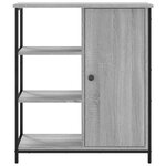 vidaXL Buffet sonoma gris 70x30x80 cm bois d'ingénierie