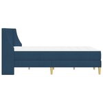 vidaXL Cadre de lit avec matelas avec tête de lit Polyester