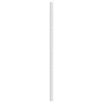 vidaXL Tête de lit métal blanc 200 cm