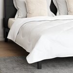 vidaXL Duvet avec oreillers Autre 3 Pièces Blanc 260 x 220 cm Microfibre