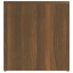 vidaXL Table d'appoint Chêne marron 59x36x38 cm Bois d'ingénierie