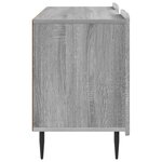 vidaXL Meuble TV 102 x 34 5 x 52 cm Sonoma gris Bois d'ingénierie