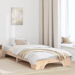vidaXL Cadre de Lit 90x200 cm en Bois de Pin Massif