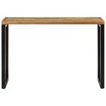 vidaXL Table console 110x35x75 cm bois massif de récupération