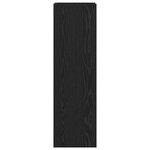 vidaXL Support de Plante 2 pièces Chêne noir 30 x 30 x 100 cm