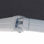 Auvent Blanc 3 5 x 2 5 m Métal