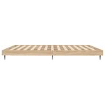 vidaXL Cadre de lit sans matelas chêne sonoma 120x200 cm
