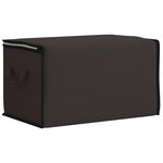 vidaXL Boîte de rangement avec fenêtre latérale transparente 6 Pièces
