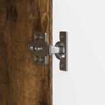 vidaXL Meuble TV 150 x 31 x 50 cm Chêne fumé Bois d'ingénierie