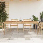 vidaXL Table Batavia 200x100x75 cm Bois de teck solide
