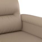 vidaXL Fauteuil Cappuccino 60 cm Similicuir