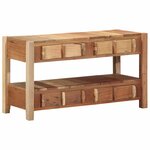 vidaXL Meuble TV Marron 83 x 33 x 46 cm Bois massif de récupération