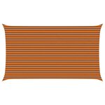 vidaXL Voile d'ombre Orange et marron 4 x 7 m 100   polyester Oxford