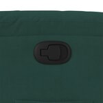 vidaXL Fauteuil inclinable Vert foncé Velours