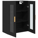 vidaXL Meuble mural Chêne noir 69 5 x 34 x 90 cm Bois d'ingénierie