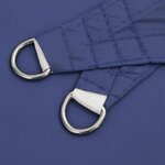 vidaXL Voile de parasol tissu oxford triangulaire 3x3x4 24 m bleu