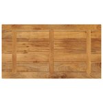 vidaXL Dessus de table 100x60x2 5cm rectangulaire bois massif manguier