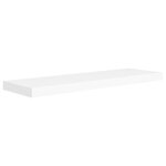 vidaXL Étagères murales flottantes 4 Pièces blanc 80x23 5x3 8 cm MDF