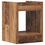 vidaXL Support de Plante 2 pièces Bois ancien 30 x 30 x 40 cm