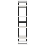 vidaXL Bibliothèque à 4 niveaux Blanc 60x30x140 cm Bois de pin massif