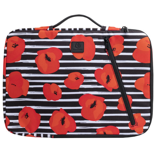 Housse ordinateur 15-16'' motif coquelicot - motif  - exacompta