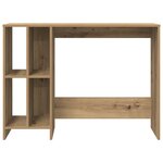 vidaXL Bureau chêne artisanal 102 5x35x75 cm bois d'ingénierie