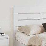 vidaXL Tête de lit Blanc 150 cm Bois d'ingénierie
