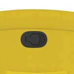 vidaXL Fauteuil inclinable jaune velours