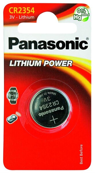 Pile Bouton Lithium Power CR2354 3V PANASONIC