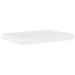 vidaXL Lit avec matelas Dover gris foncé 140x200 cm velours