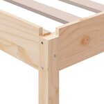 vidaXL Lit empilable sans matelas 90x190 cm bois de pin massif