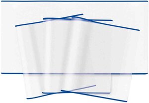 Lot de 10 Protège livre (H) 270 x (L) 540 mm Transparent HERMA