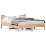 vidaXL Cadre de lit sans matelas 150x200 cm bois de pin massif