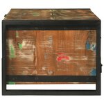 vidaXL Table basse Marron 90 x 50 x 38 cm bois de récupération massif