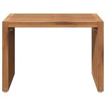 vidaXL Table d'appoint de jardin 50x32.5x35 cm Bois de teck massif