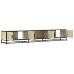 vidaXL Meuble TV chêne sonoma 240x35x41 cm bois d'ingénierie