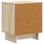 vidaXL Cabinet de chevet Chêne Sonoma 43 x 34 5 x 50 cm