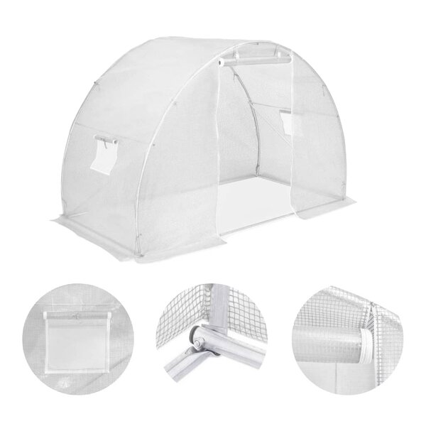vidaXL Serre 4 5 m² 300x150x200 cm