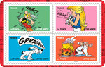 Carnet de 12 timbres - Astérix - Lettre verte