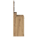 vidaXL Coiffeuse chêne artisanal 79 x 41 x 135 cm Bois d'ingénierie