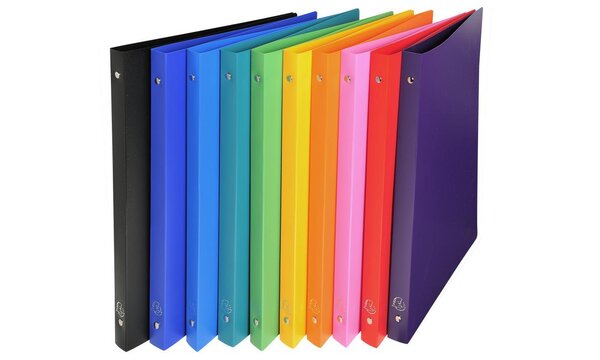 Classeur 2 anneaux 15 mm polypropylène Opaque A4 EXACOMPTA