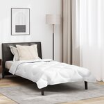 vidaXL Duvet avec Oreiller 2 Pièces Blanc 135 x 220 cm Microfibre