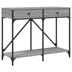 vidaXL Table console sonoma gris 100x39x78 5 cm bois d'ingénierie