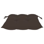 vidaXL Chaises pliables de jardin avec coussins lot de 8 Teck solide