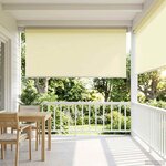 vidaXL Store enrouleur Protection UV Crème 160 x 230 cm Polyester