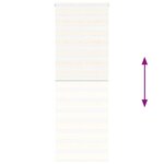 vidaXL Store zèbre beige marbré largeur du tissu 80 9 cm polyester